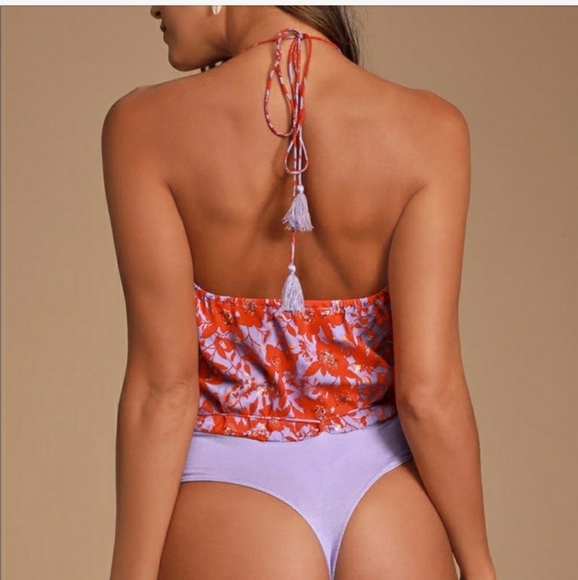 Intimately FREE PEOPLE Liza Wisteria Combo Bodysui - Picture 2 of 15